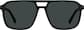 Front view of Aviator Sunglasses 116621 in Black thumbnail