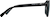 Side view of Aviator Sunglasses 116621 in Black thumbnail