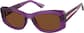 Angle view of More is More Glasses 1166227 in Purple thumbnail