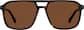 Front view of Aviator Sunglasses 116625 in Tortoiseshell thumbnail
