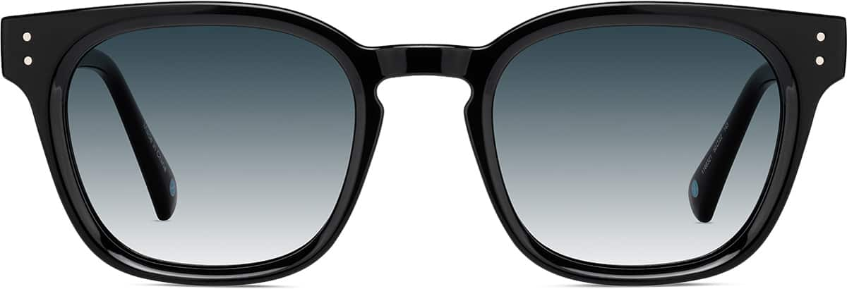 Front view of Square Sunglasses 1166321 in Black