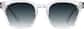 Front view of Square Sunglasses 1166323 in Clear thumbnail