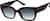 Angle view of Square Sunglasses 1166518 in Red thumbnail