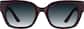 Front view of Square Sunglasses 1166518 in Red thumbnail