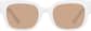Front view of Square Sunglasses 1166530 in White thumbnail