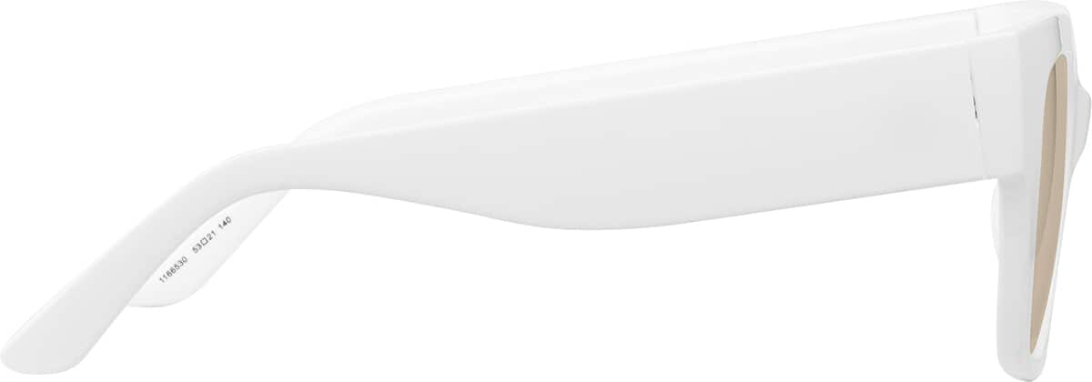 Side view of Square Sunglasses 1166530 in White