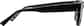 Side view of Rectangle Glasses 1166621 in Black thumbnail
