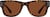 Front view of Square Sunglasses 1166725 in Tortoiseshell thumbnail