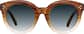 Front view of Round Glasses 1166815 in Brown thumbnail
