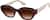 Angle view of Cat-Eye Sunglasses 1166915 in Brown thumbnail