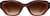 Front view of Cat-Eye Sunglasses 1166915 in Brown thumbnail