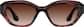 Front view of Cat-Eye Sunglasses 1166919 in Pattern thumbnail