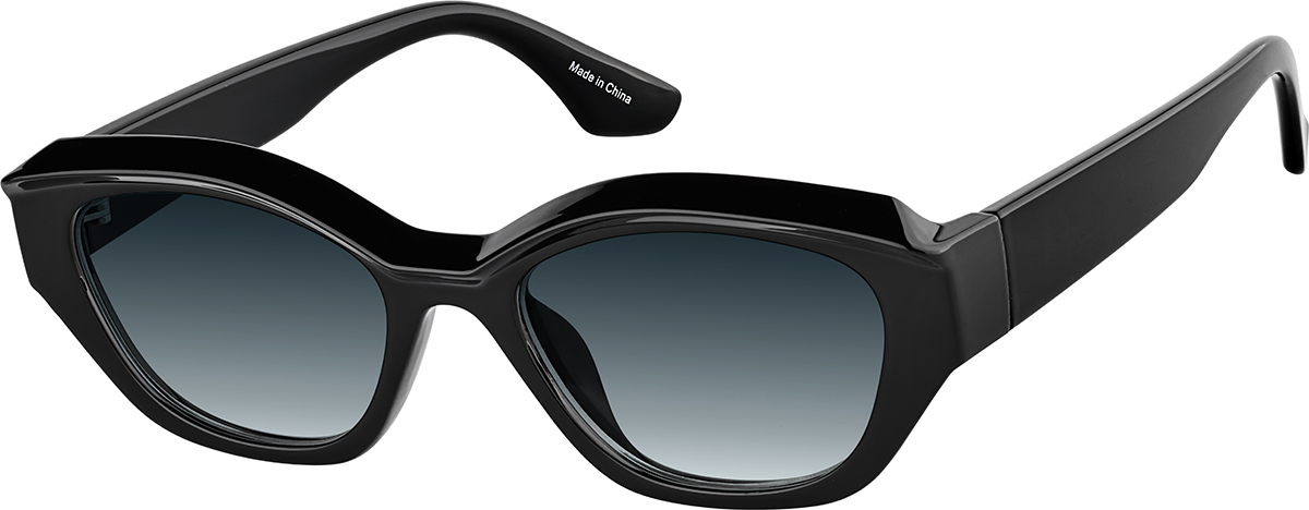 Black Cat-Eye Sunglasses #1166921 | Zenni Optical display picture 2