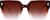 Front view of Square Sunglasses 1167015 in Brown thumbnail