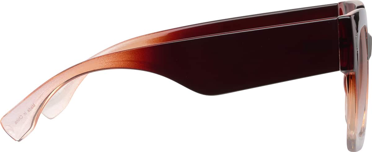 Side view of Square Sunglasses 1167015 in Brown