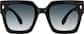Front view of Square Sunglasses 1167021 in Black thumbnail