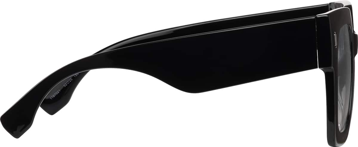 Side view of Square Sunglasses 1167021 in Black