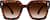 Front view of Square Sunglasses 1167025 in Tortoiseshell thumbnail