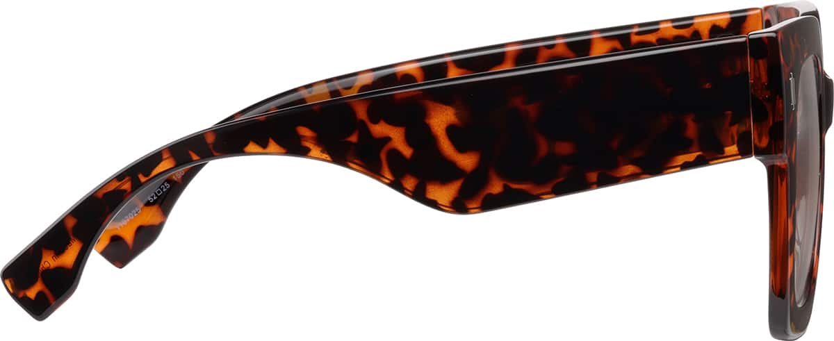 Side view of Square Sunglasses 1167025 in Tortoiseshell