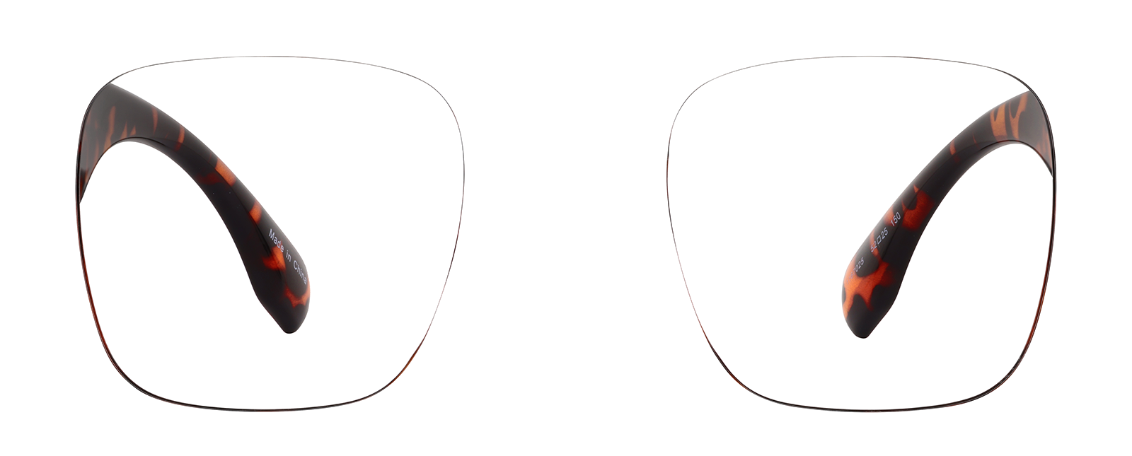 プラネテス Black Square Glasses #208021 | Zenni Optical