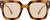 Front view of Square Sunglasses 1167045 in Tortoiseshell thumbnail