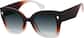 Angle view of Cat-Eye Sunglasses 1167115 in Brown thumbnail