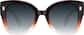 Front view of Cat-Eye Sunglasses 1167115 in Brown thumbnail
