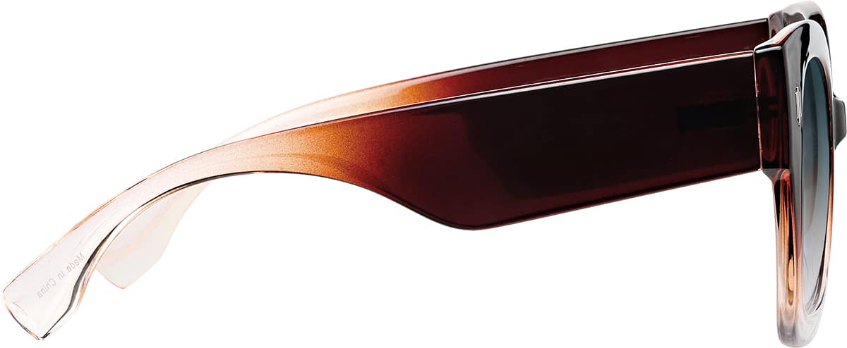 Side view of Cat-Eye Sunglasses 1167115 in Brown