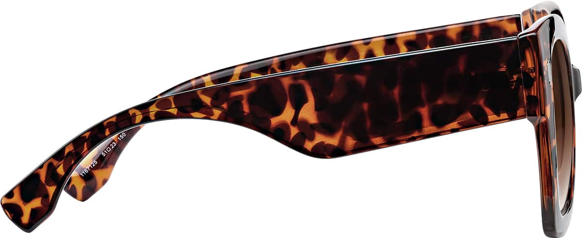 Side view of Cat-Eye Sunglasses 1167125 in Tortoiseshell