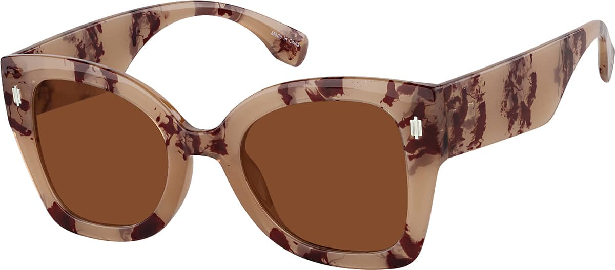 Angle view of Cat-Eye Sunglasses 1167135 in Pattern