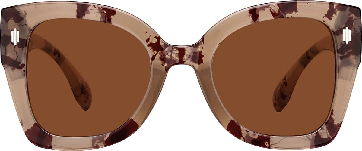 Front view of Cat-Eye Sunglasses 1167135 in Pattern