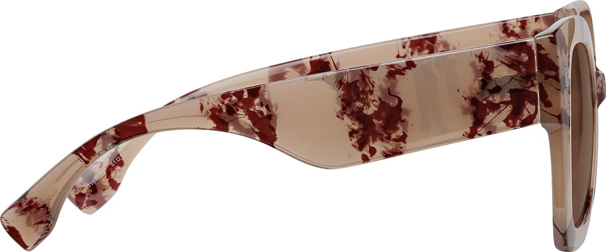 Side view of Cat-Eye Sunglasses 1167135 in Pattern