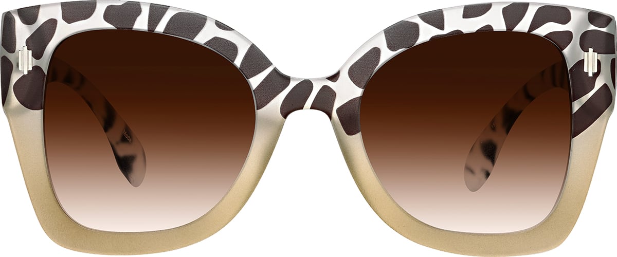 Front view of Cat-Eye Sunglasses 1167139 in Pattern