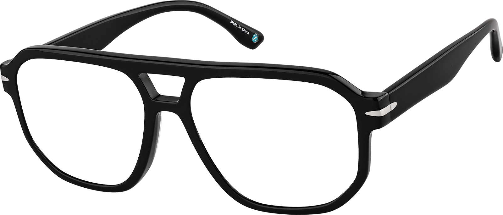 Black Big Game IQ Glasses #116721 | Zenni Optical