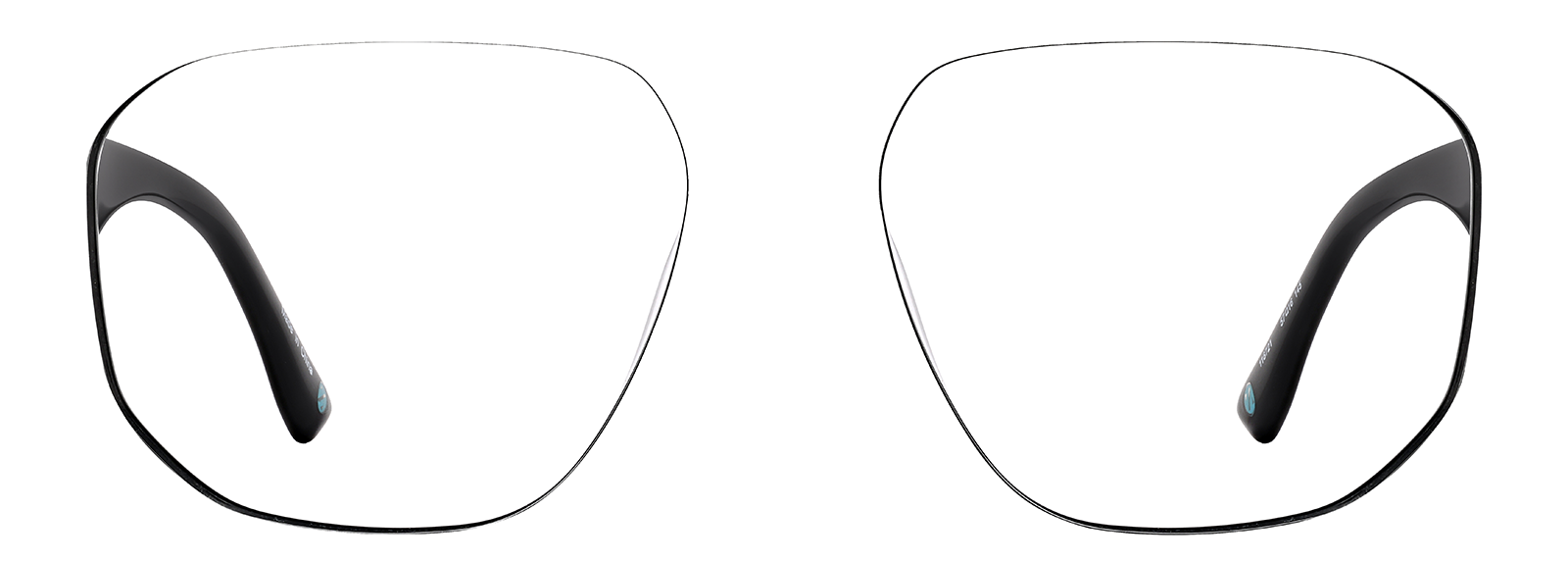 Black Big Game IQ Glasses #116721 | Zenni Optical