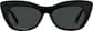 Front view of Cat-Eye Sunglasses 1167221 in Black thumbnail