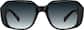 Front view of Geometric Glasses 1167321 in Black thumbnail