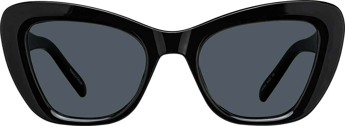 Front view of Cat-Eye Sunglasses 1167421 in Black