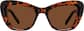 Front view of Cat-Eye Sunglasses 1167425 in Tortoiseshell thumbnail