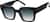Angle view of Square Sunglasses 1167521 in Black thumbnail