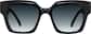 Front view of Square Sunglasses 1167521 in Black thumbnail