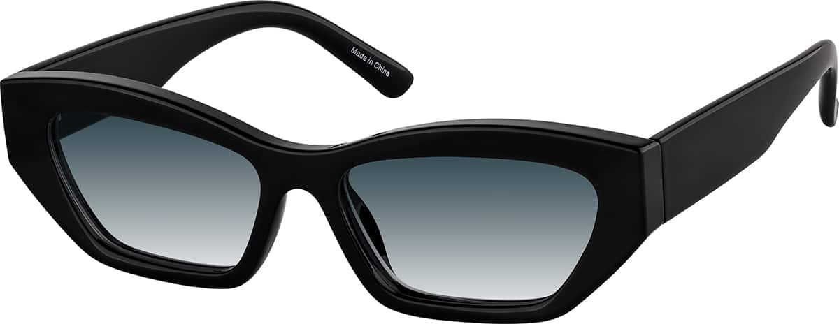 Angle view of Cat-Eye Sunglasses 1167621 in Black