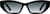 Front view of Cat-Eye Sunglasses 1167621 in Black thumbnail