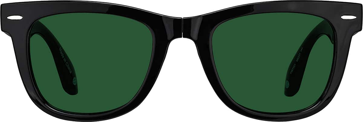 Front view of Square Sunglasses 1167721 in Black