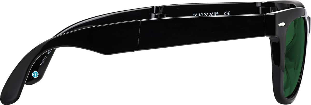 Side view of Square Sunglasses 1167721 in Black