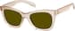 Angle view of Cat-Eye Sunglasses 1168015 in Brown thumbnail