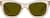 Front view of Cat-Eye Sunglasses 1168015 in Brown thumbnail
