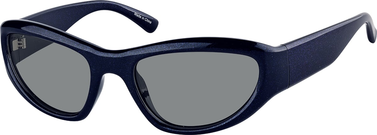 Angle view of Aviator Sunglasses 1168116 in Blue