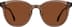 Round Sunglasses 116815 in Brown