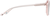 Side view of Rectangle Sunglasses 1168319 in Pink thumbnail